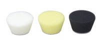 Polishing sponge conical &Oslash; 50 mm, soft (black), 2...