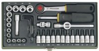 Socket wrench set 1/4"(36 pieces)