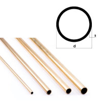 Brass round tube MS58 - all sizes