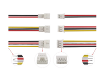 JST-PH 2,0  2-6 polig Kabel mit Micro-Stecker + Buchse
