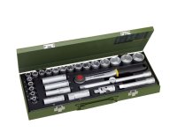 Socket wrench set 1/2&quot; (29 pieces)