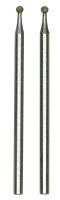 Diamantschleifstifte, Kugel, 1,8 mm, 2 St&uuml;ck