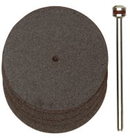 Cutting discs, Ø 38 mm, 5 pieces + 1 carrier